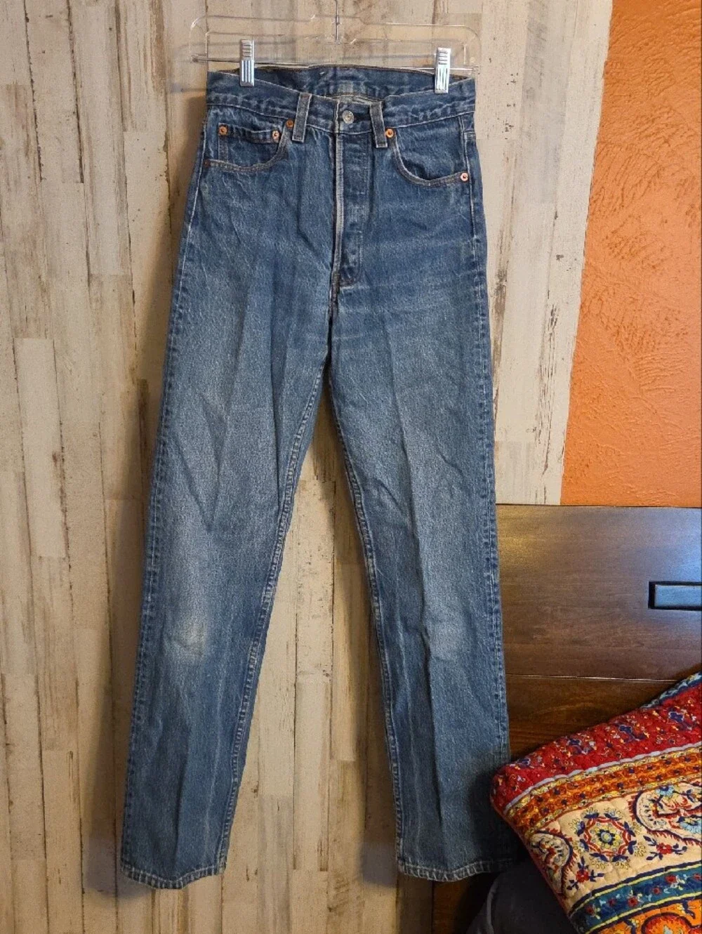 Levi's Men's Vintage Blue Straight Jeans